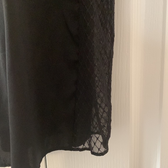 NWT Else black silk balcony chemise slip - Picture 5 of 10